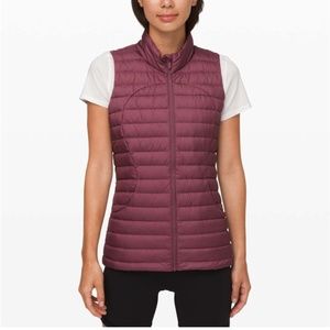 lululemon athletica Burgundy Puffer Vest